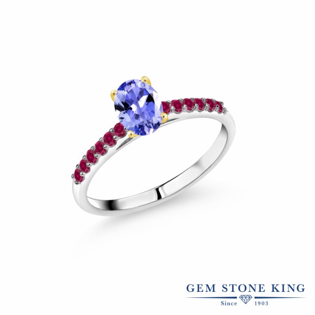 低価超激安 指輪 パヴェ マルチストーン 12の通販はau PAY マーケット - Gem Stone King ジュエリー専門店 リング レディース 0.93カラット 天然石 タンザナイト 合成ルビー 10金 ツートンゴールド(K10) オーバル 新作HOT