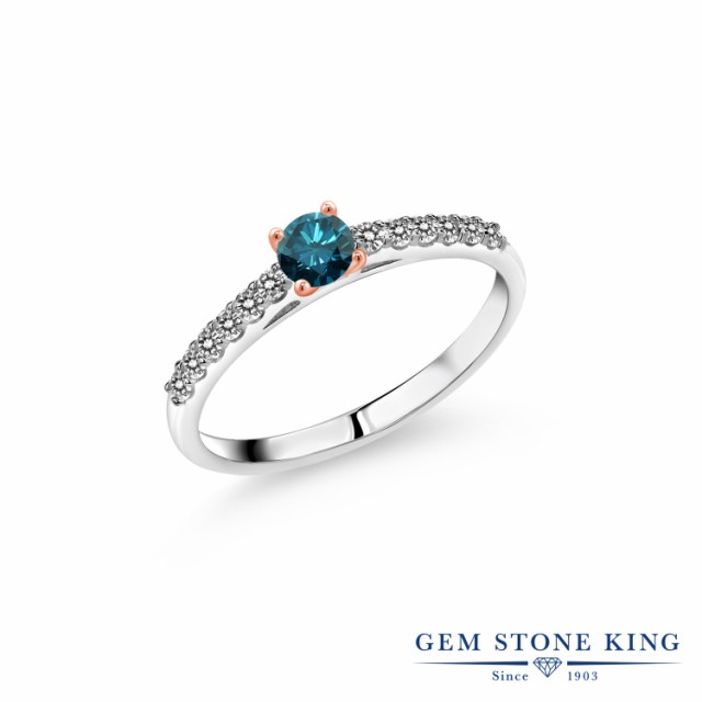 好評最安値 指輪 華奢 細身 天然石 4月 の通販はau PAY マーケット - Gem Stone King ジュエリー専門店 リング レディース 0.35カラット 天然 ブルーダイヤモンド 一粒 パヴェ ブルー ダイヤ 小粒 マルチストーン 格安大得価