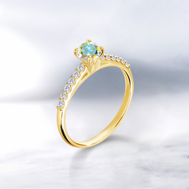 得価国産 指輪 10金 イエローゴーの通販はau PAY マーケット - Gem Stone King ジュエリー専門 リング レディース 0.73カラット 天然石 ミスティックトパーズ (マーキュリーミスト) ラボグロウンダイヤモンド 人気新作登場