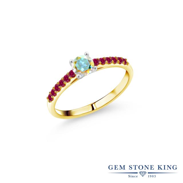 高品質2023 指輪 ツートンゴールド(K10) 一粒 の通販はau PAY マーケット - Gem Stone King ジュエリー専門店 リング レディース 0.73カラット 天然石 ミスティックトパーズ (マーキュリーミスト) 合成ルビー 10金 人気ショップ