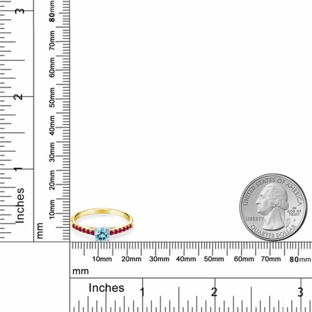 お得豊富な 指輪 一粒 パヴェ の通販はau PAY マーケット - Gem Stone King ジュエリー専門 リング レディース 0.8カラット 天然石 アイスブルートパーズ スワロフスキー 合成ルビー 10金 ツートンゴールド(K10) 新作新品