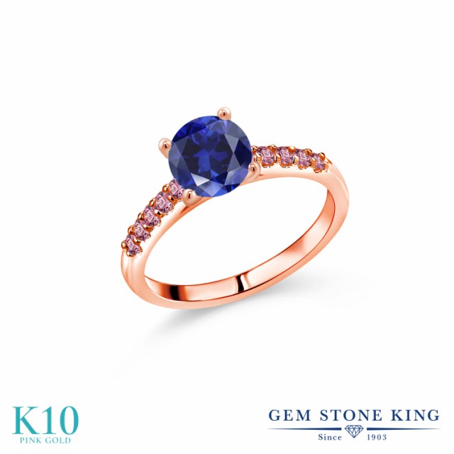 ニューヨーπ 指輪 パヴェ 大粒 マルの通販はau PAY マーケット - Gem Stone King ジュエリー専門 リング レディース 1.98カラット 合成サファイア ピンクラボグロウンダイヤモンド 10金 ピンクゴールド(K10) 一粒 ⋞られた