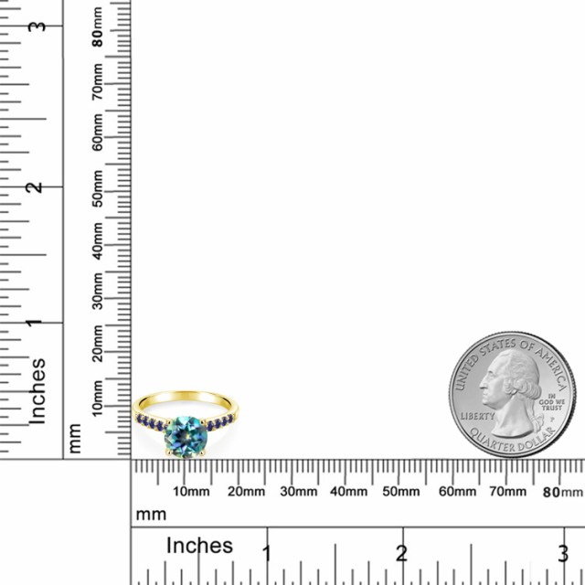 ボックス・ 指輪 イエローゴールド(K10) 一粒 の通販はau PAY マーケット - Gem Stone King ジュエリー専門店 リング レディース 2.45カラット 天然 ミスティックトパーズ (ミレニアムブルー) 合成サファイア 10金 ラウンドブ