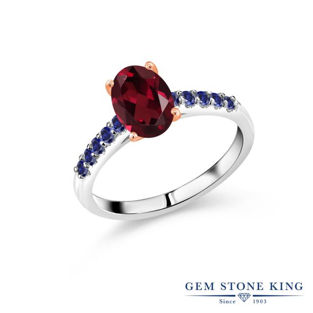 最新作2022 指輪 マルチストーン 天然石 プレゼの通販はau PAY マーケット - Gem Stone King ジュエリー専 リング レディース 2.45カラット 天然 ロードライトガーネット 合成サファイア オーバル パヴェ 大粒 セール100%新品