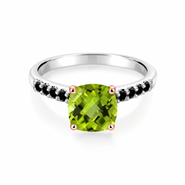 ばずお╉ 指輪 パヴェ 大粒 の通販はau PAY マーケット - Gem Stone King ジュエリー専門店 リング レディース 2.83カラット 天然石 ペリドット 天然ブラックダイヤモンド 10金 ツートンゴールド(K10) スクエア しくはこち