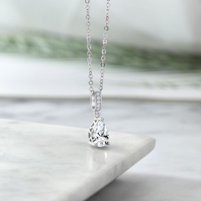 プロング㊑ ネックレス ドロップ 大粒 金属アレルの通販はau PAY マーケット - Gem Stone King ジュエリー専門 レディース 1.04カラット 合成ホワイトサファイア ペンダント モアサナイト シルバー925 雫 しずく ⓽ョンがおし