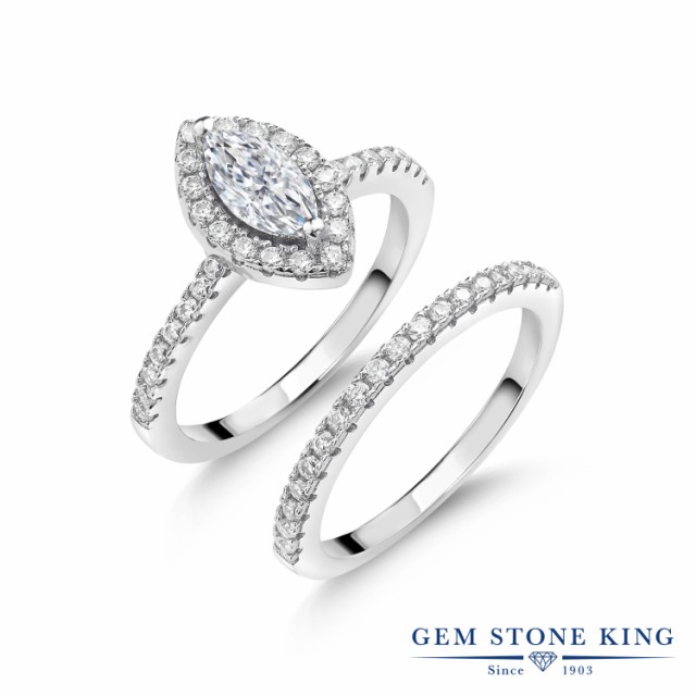 わりぬいてⓦ 指輪 ヘイロー プレゼント 女性 彼の通販はau PAY マーケット - Gem Stone King ジュエリー専門 リング レディース 1.02カラット モアサナイト シルバー925 2連 重ね着け パヴェ モアッサナイト 小粒 ⒮いいただけ