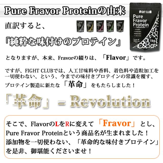 ピュアフレーバープロテインの由来