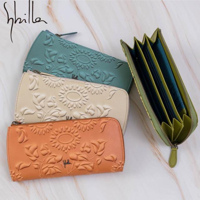 【F】かぶせ長財布 花柄 sybilla シビラ ソンブラ ベージュ 楽天市場】かぶせ長財布 花柄 sybilla シビラ ソンブラ 5470442