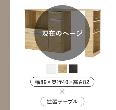 拡張&キッチンカウンター幅89