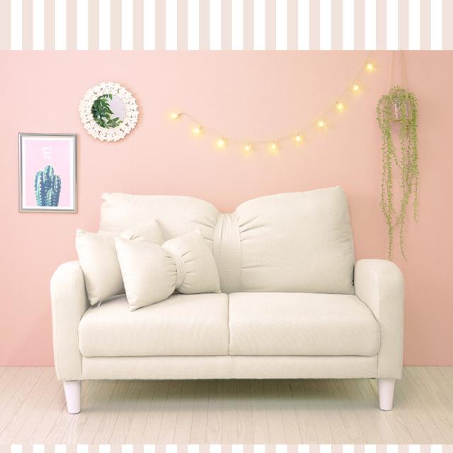 ローソファ　ソファ　姫系　かわいい　ホワイト ローソファ ソファ 姫系 かわいい ホワイト