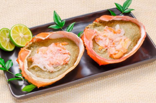 かに甲羅盛り