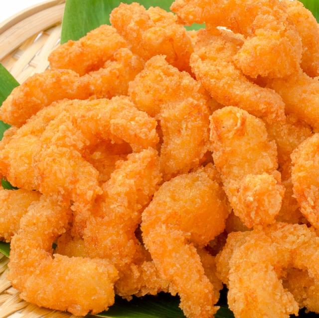 ポップコーンシュリンプ 盛り付け