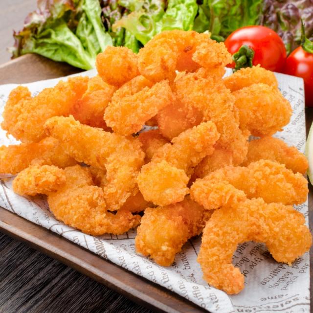 ポップコーンシュリンプ 皿盛り