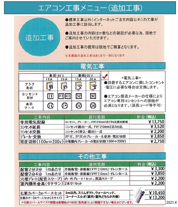 追加工事