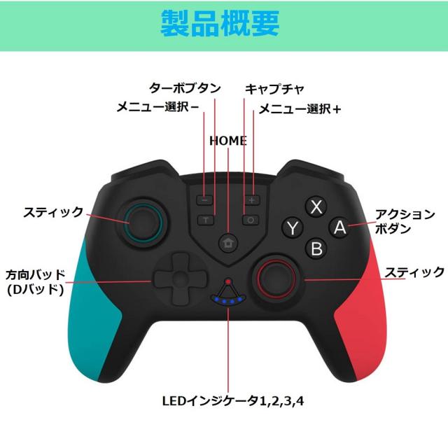 Switch コントローラー スイッチ ワイヤレス プレゼント