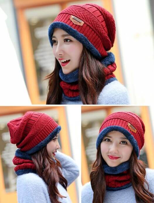 ニット帽 レディース ニット帽 メンズ 帽子 2点セット レディース キャップ 帽子 男女兼用 裏起毛 帽子 アウトドア 秋冬 無地 あったかい タイムセール