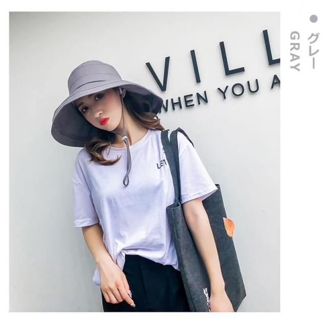 つば広帽子 レディース 折りたたみ UVカット ファッション小物 お洒落