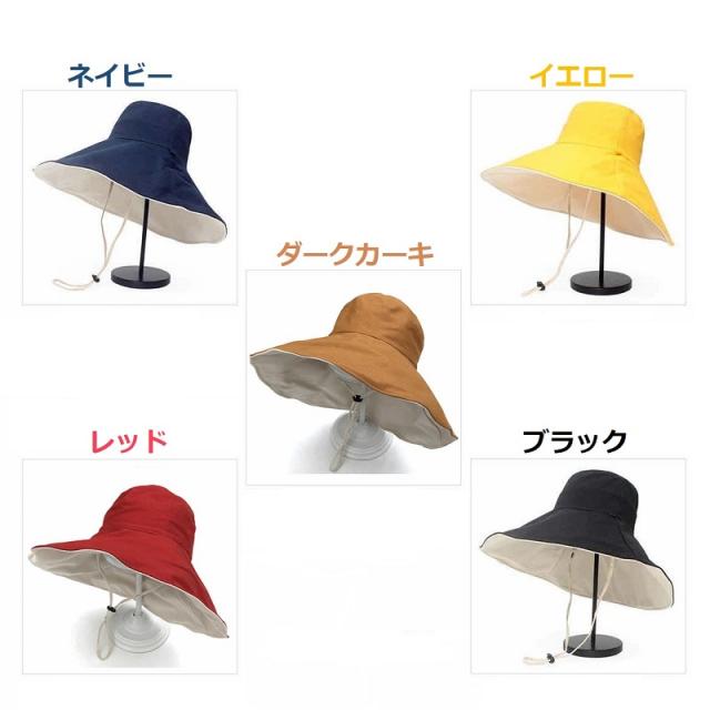 つば広帽子 レディース 折りたたみ UVカット ファッション小物 お洒落