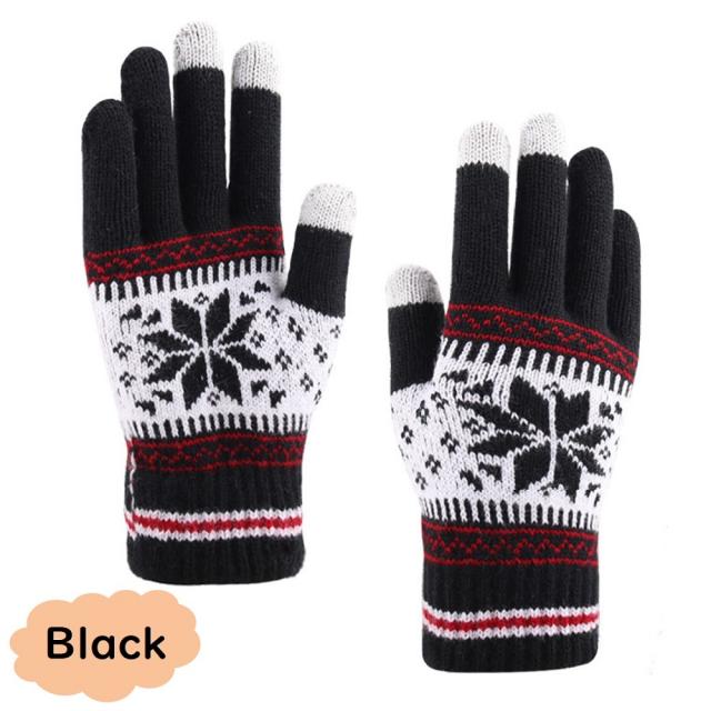 送料無料 スマホ対応 操作可能 ニット手袋 防寒 暖かい 冬 秋 おしゃれ タッチパネル