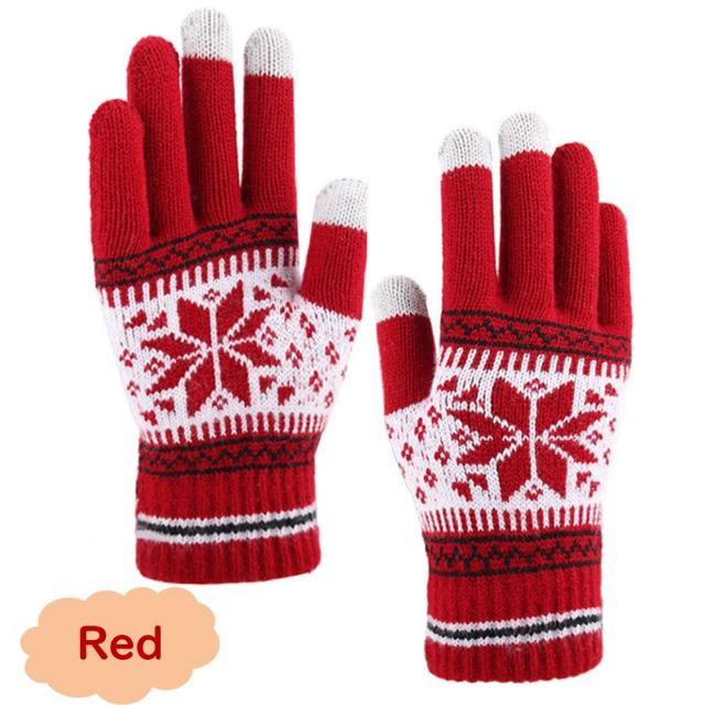 送料無料 スマホ対応 操作可能 ニット手袋 防寒 暖かい 冬 秋 おしゃれ タッチパネル