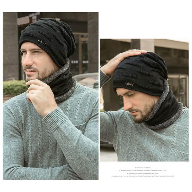 帽子 メンズ ニット帽 ネックウォーマー おしゃれ 秋 冬 春 防寒 裏起毛 ビーニー メンズ ニットキャップ ニット帽子 送料無料