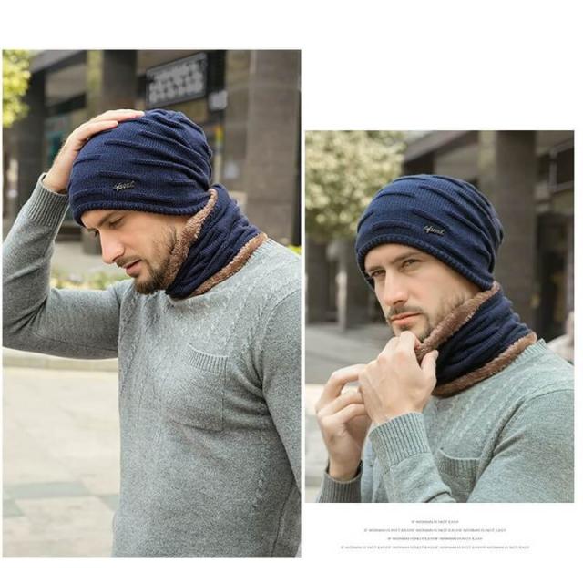 帽子 メンズ ニット帽 ネックウォーマー おしゃれ 秋 冬 春 防寒 裏起毛 ビーニー メンズ ニットキャップ ニット帽子 送料無料