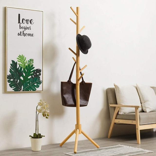 木製 ポールハンガー ブナ コートハンガー