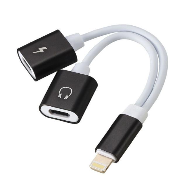 iOS15対応 iPhone イヤホン 変換ケーブル iPhone X 変換アダプタ 音楽再生 同時充電 リモコン付