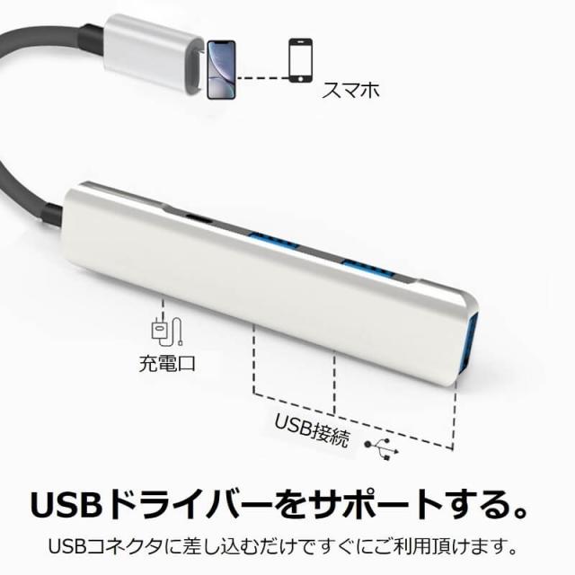 【送料無料】iPhone iPad 変換アダプタ OTG ケーブル