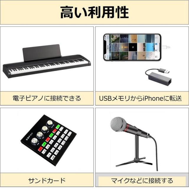 【送料無料】iPhone iPad 変換アダプタ OTG ケーブル