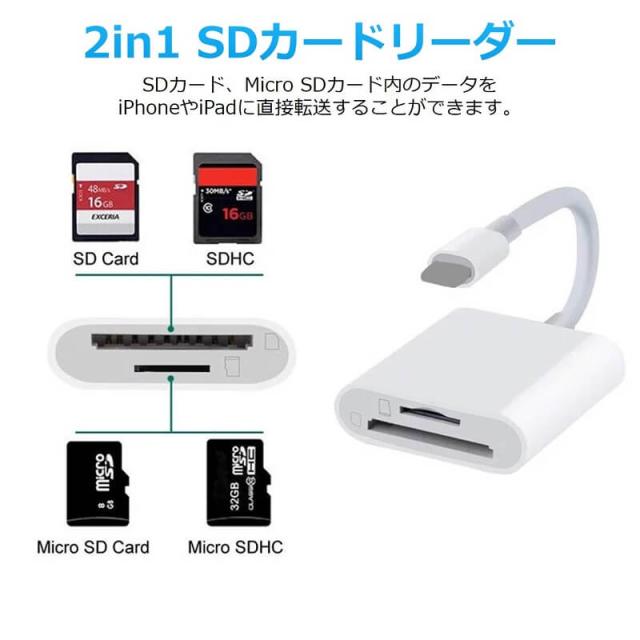 【送料無料】iPhone iPad 変換アダプタ OTG ケーブル