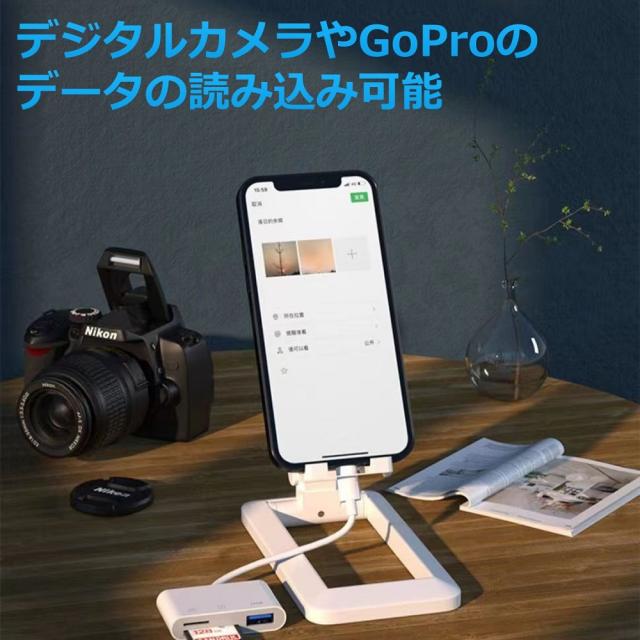【送料無料】iPhone iPad 変換アダプタ OTG ケーブル