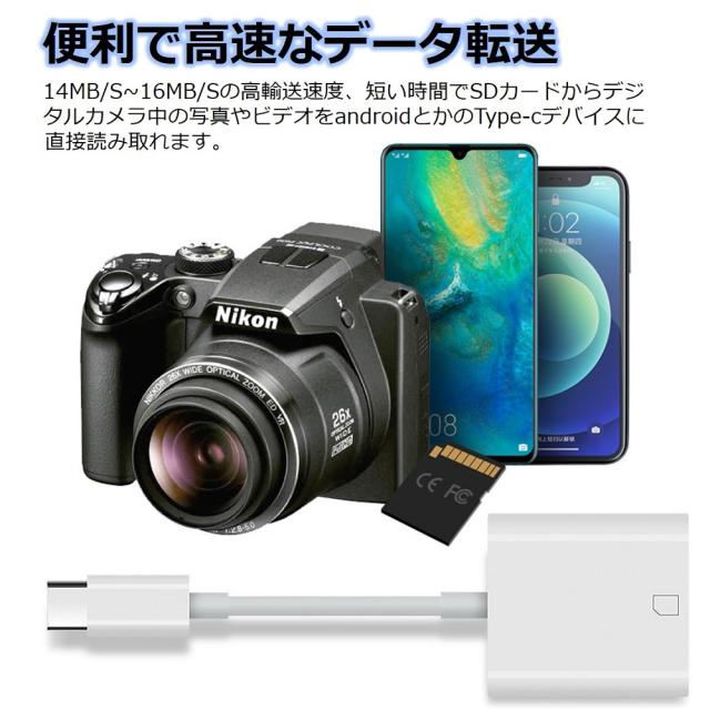 【送料無料】iPhone iPad 変換アダプタ OTG ケーブル