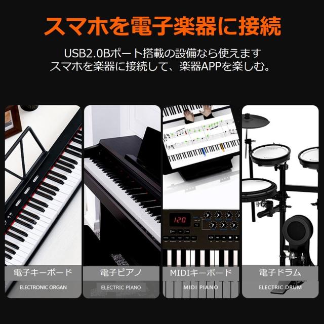 【送料無料】iPhone iPad 変換アダプタ OTG ケーブル