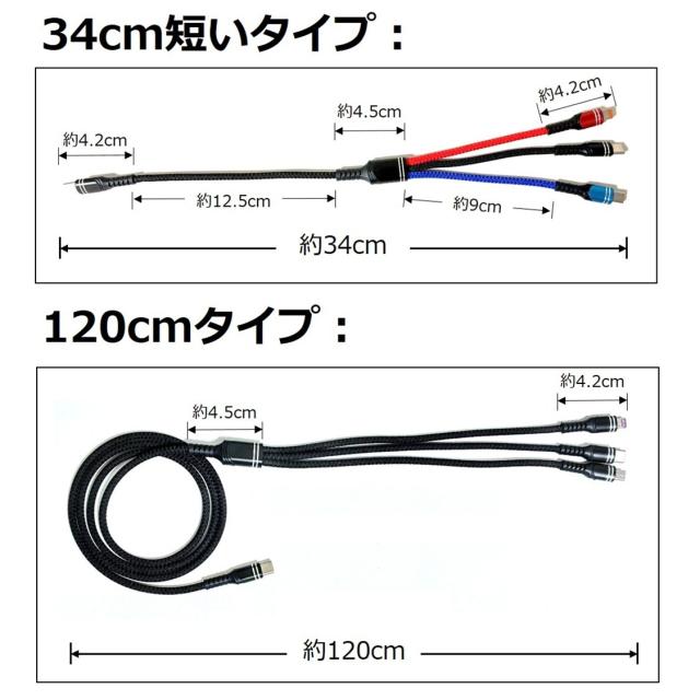 3in1ケーブル 34CM