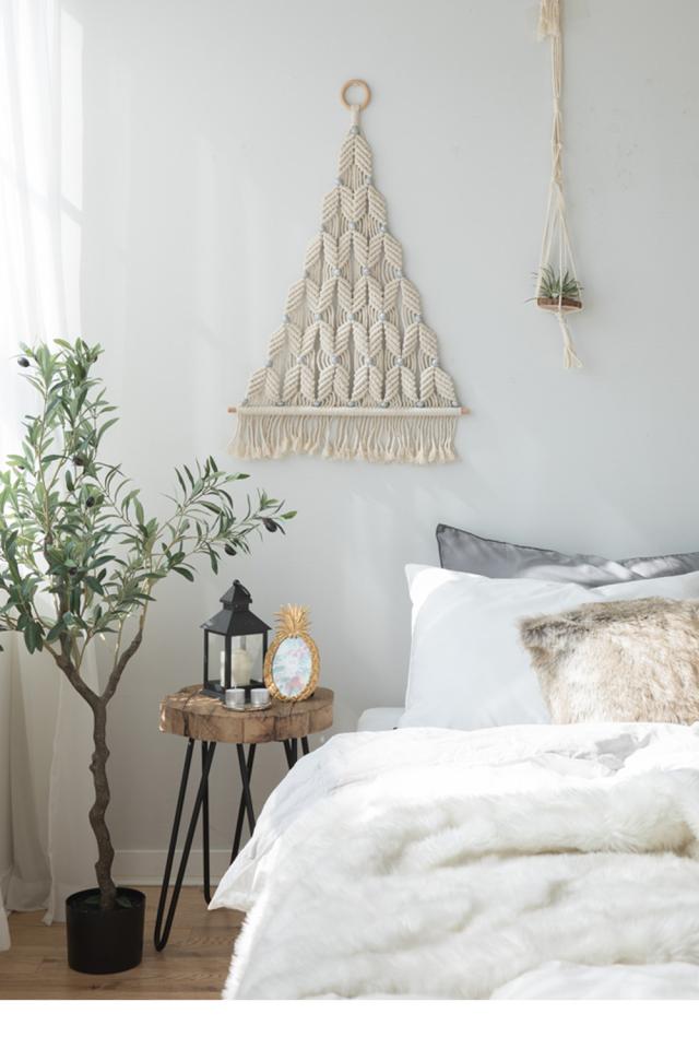 マクラメツリー クリス おしゃれ照明 インテリア雑貨 クリスマス クリスマスツリー