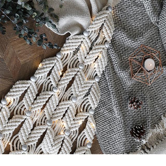 マクラメツリー クリス おしゃれ照明 インテリア雑貨 クリスマス クリスマスツリー