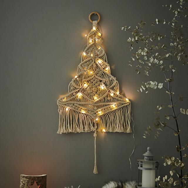 マクラメツリー イブ おしゃれ照明 インテリア雑貨 クリスマス クリスマスツリー