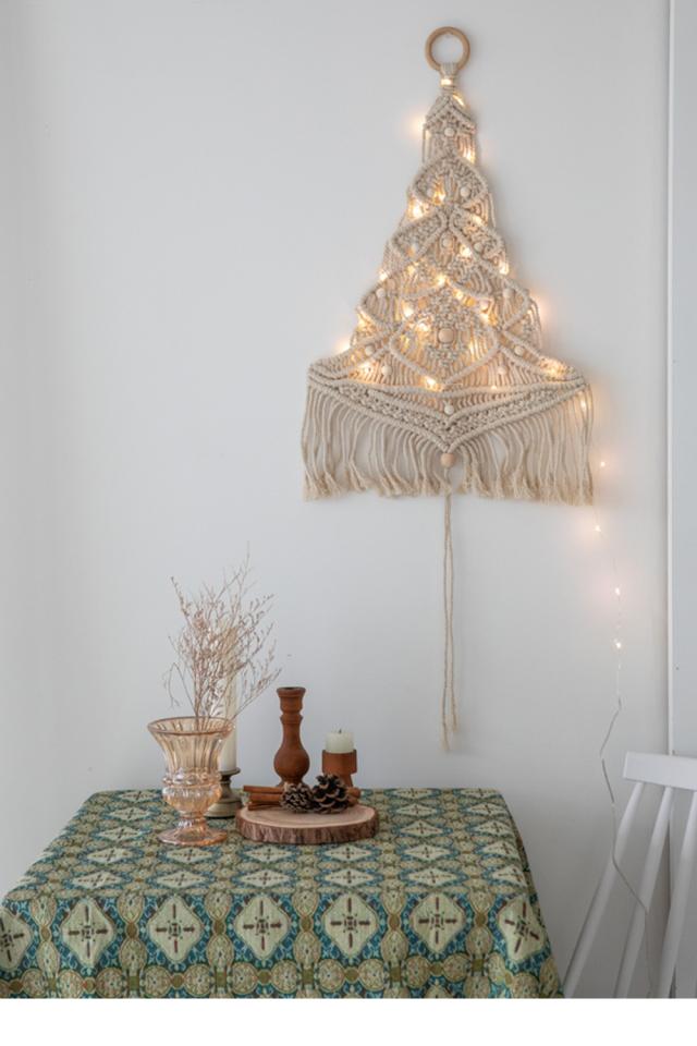 マクラメツリー イブ おしゃれ照明 インテリア雑貨 クリスマス クリスマスツリー
