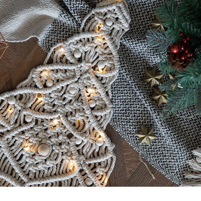 マクラメツリー イブ おしゃれ照明 インテリア雑貨 クリスマス クリスマスツリー