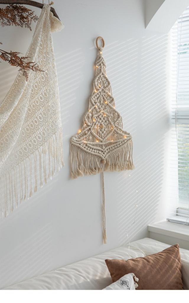 マクラメツリー イブ おしゃれ照明 インテリア雑貨 クリスマス クリスマスツリー