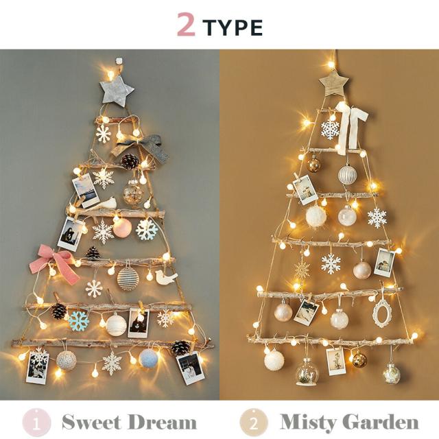 壁掛けツリー スウィートドリームM ミスティーガーデンMクリスマスクリスマスツリーツリーウォールツリー
