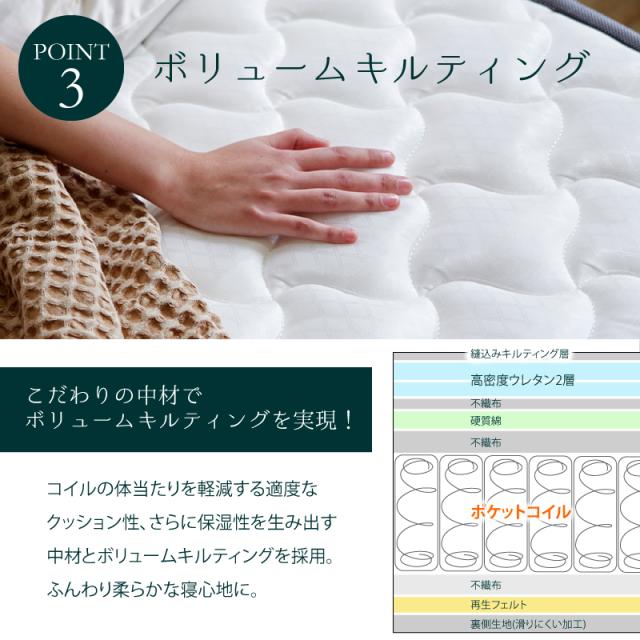 フェアリー ポケットコイルマットレス シングル