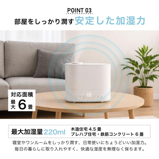 ハイブリット加湿器Cototo