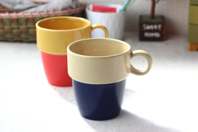 カラフル ポップ スタッキング マグカップ カップ マグ 食器 コーヒーカップ 陶器 和食器 カフェ シンプル おしゃれ オシャレ かわいい の通販はau Pay マーケット セラポッケ かわいい陶器のお店 商品ロットナンバー