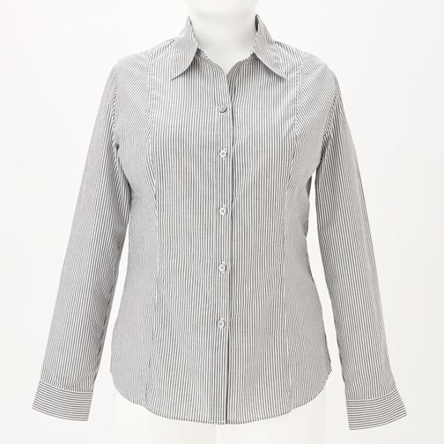 シャツVer3.5 グレーストライプ・スキッパー