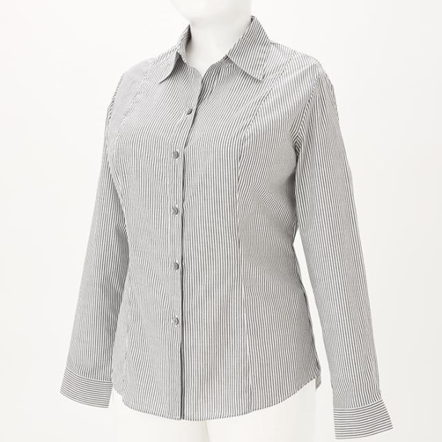 シャツVer3.5 グレーストライプ・スキッパー