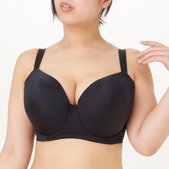 【NEW】モールドブラ 黒 4/5カップ・丸胸