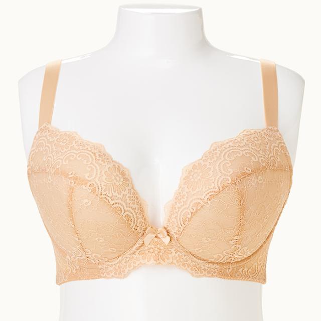 【NEW】お試しブラ 黒 3/4カップ・寄せ上げ